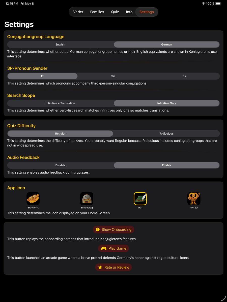 Settings — after