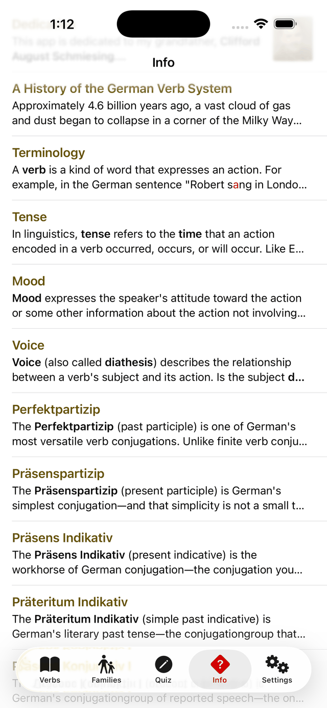 Article list — before