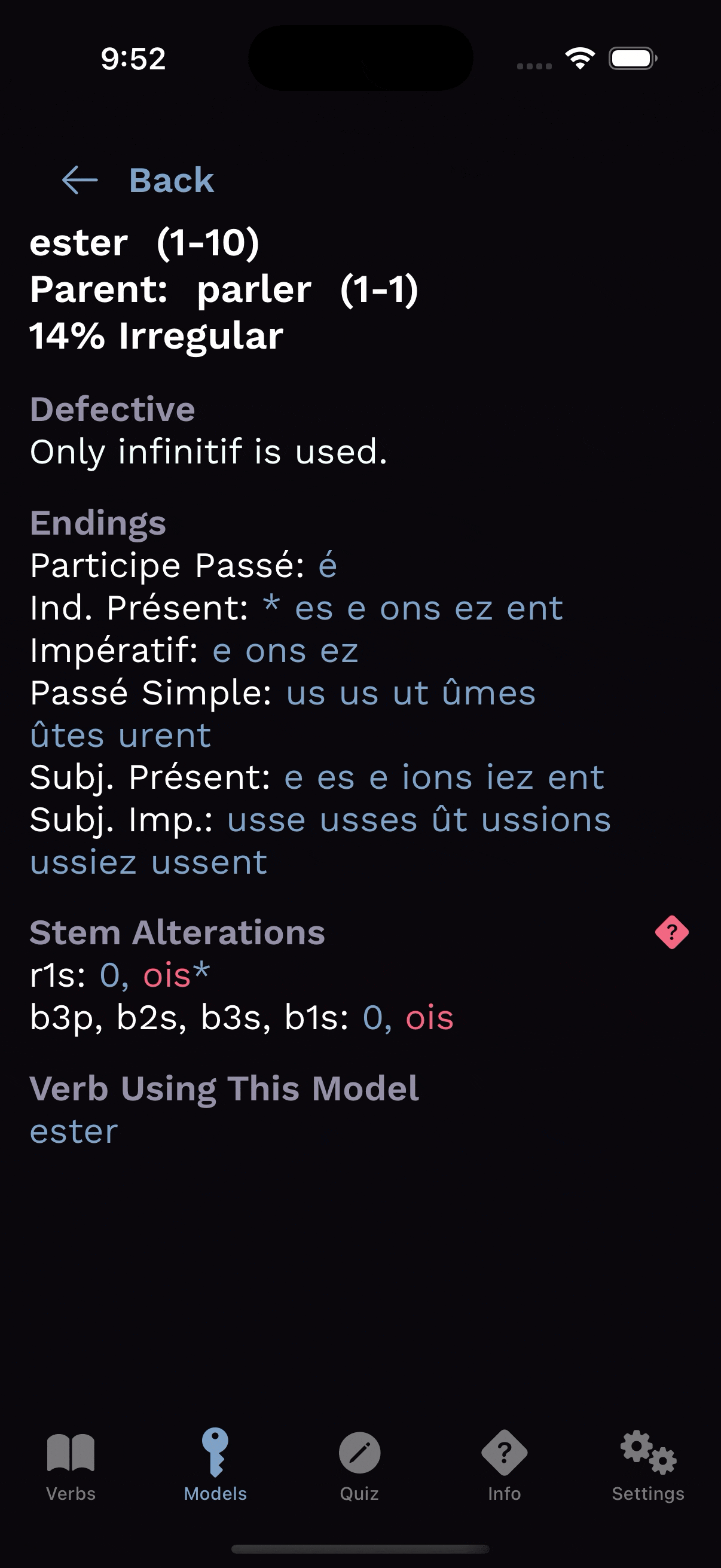 GIF of Conjuguer Quiz Generated via Gifski
